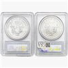 Image 2 : [2] 2006-W Silver Eagle PCGS MS69 20th ANNIV.