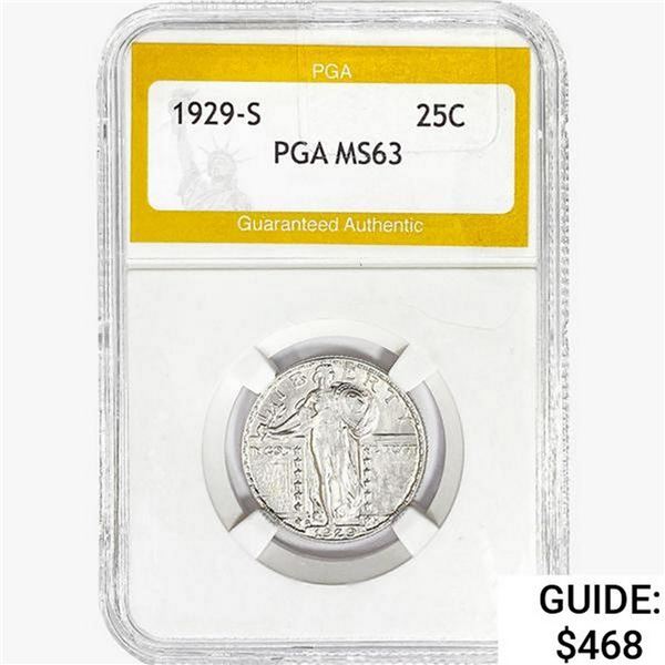1929-S Standing Liberty Quarter PGA MS63