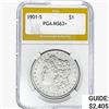 Image 1 : 1901-S Morgan Silver Dollar PGA MS63+