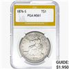 Image 1 : 1876-S Silver Trade Dollar PGA MS61