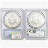 Image 2 : [2] 2006-W Silver Eagle PCGS MS69 20th ANNIV.