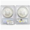 Image 2 : [2] 2006-W Silver Eagle PCGS MS69 20th ANNIV.