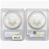 Image 2 : [2] 2006-W Silver Eagle PCGS MS69 20th ANNIV.