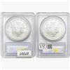 Image 2 : [2] 2006-W Silver Eagle PCGS MS69 20th ANNIV.