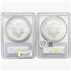 Image 2 : [2] 2006-W Silver Eagle PCGS MS69 20th ANNIV.