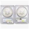Image 2 : [2] 2006-W Silver Eagle PCGS MS69 20th ANNIV.