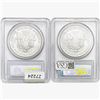 Image 2 : [2] 2006-W Silver Eagle PCGS MS69 20th ANNIV.