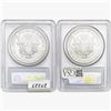 Image 2 : [2] 2006-W Silver Eagle PCGS MS69 20th ANNIV.