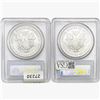 Image 2 : [2] 2006-W Silver Eagle PCGS MS69 20th ANNIV.