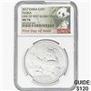 Image 1 : 2017 1oz. Silver China Panda 10 Yuan NGC MS70 FDI