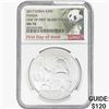 Image 1 : 2017 1oz. Silver China Panda 10 Yuan NGC MS70 FDI