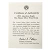 Image 4 : 2011-W Silver Eagle