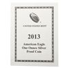 Image 3 : 2013-W Silver Eagle