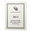 Image 3 : 2013-W Silver Eagle