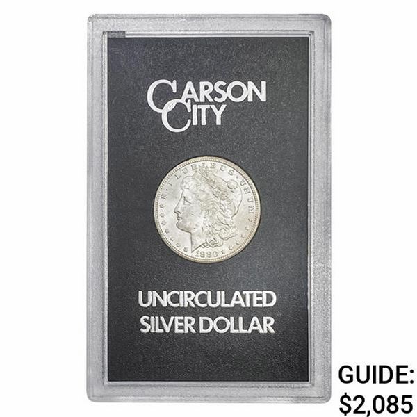 1880-CC Morgan Silver Dollar Carson City