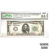 Image 1 : 1934B $5 Fed Reserve Note PMG Ch UNC 64