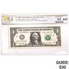 Image 1 : 2013 $1 Fed Reserve Note New York PCGS Ch UNC 64