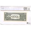 Image 2 : 2013 $1 Fed Reserve Note New York PCGS Ch UNC 64