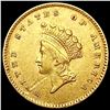 Image 1 : 1854 Rare Gold Dollar CLOSELY UNCIRCULATED