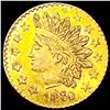 Image 1 : 1880/76 BG-885 Round California Gold Quarter UNCIRCULATED