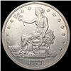 Image 1 : 1877 Silver Trade Dollar CLOSELY UNCIRCULATED