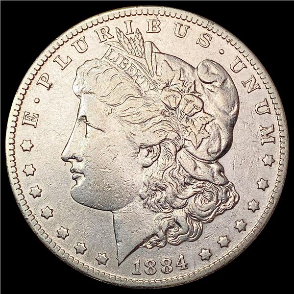 1884-S Morgan Silver Dollar NEARLY UNCIRCULATED