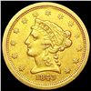 Image 1 : 1843-O $2.50 Gold Quarter Eagle CLOSELY UNCIRCULATED