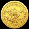 Image 2 : 1843-O $2.50 Gold Quarter Eagle CLOSELY UNCIRCULATED