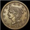 Image 1 : 1849 Braided Hair Half Cent CLOSELY UNCIRCULATED