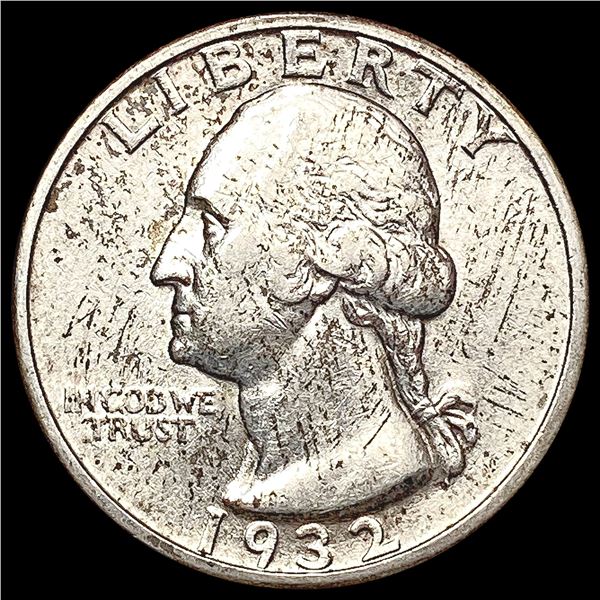 1932-S Washington Silver Quarter NEARLY UNCIRCULATED