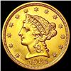 Image 1 : 1904 $2.50 Gold Quarter Eagle UNCIRCULATED