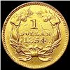Image 2 : 1854 Rare Gold Dollar CLOSELY UNCIRCULATED