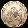 Image 2 : 1855 Seated Liberty Quarter CLOSELY UNCIRCULATED
