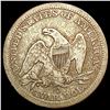 Image 2 : 1847-O Seated Liberty Quarter NICELY CIRCULATED