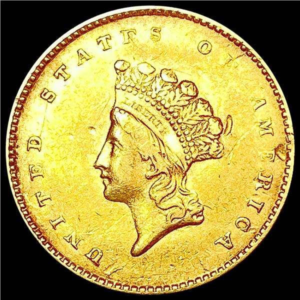 1855 Rare Gold Dollar LIGHTLY CIRCULATED
