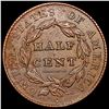 Image 2 : 1828 Classic Head Half Cent CLOSELY UNCIRCULATED