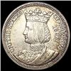 1893 Isabella Silver Quarter CHOICE AU