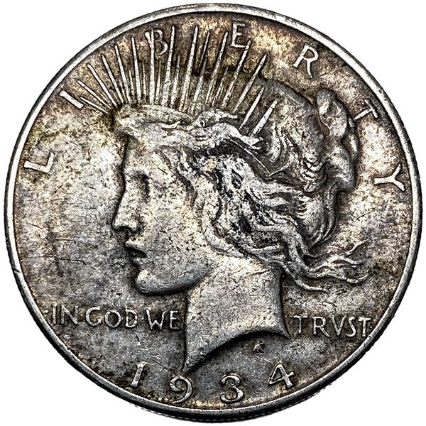1934-S Silver Peace Dollar LIGHTLY CIRCULATED