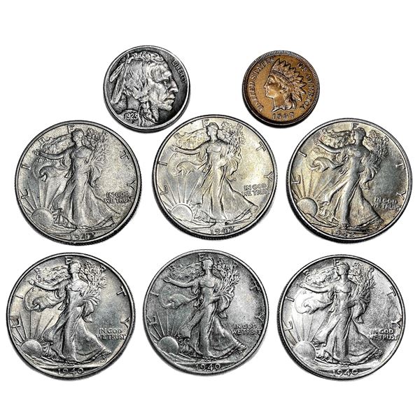 [8] 1907-1942 Varied US Coinage HIGH GRADE