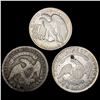 Image 2 : [3] 1830-1935 Varied US Silver Hald Dollars HIGH GRADE