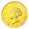 1855 Rare Gold Dollar CHOICE AU
