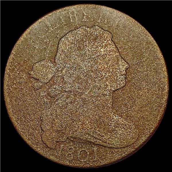 1801 Draped Bust Large Cent NICELY CIRCULATED