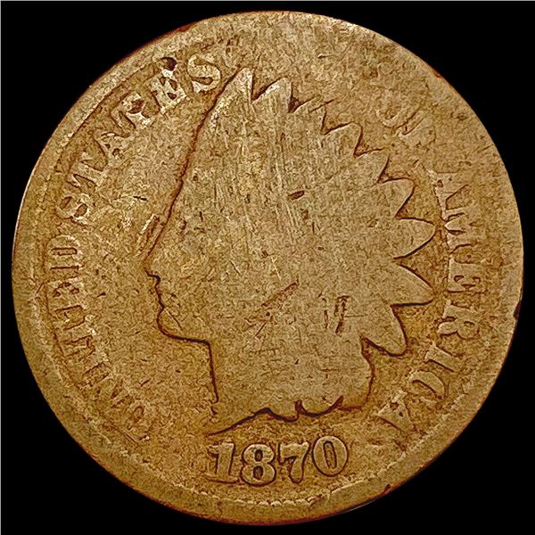1870 Indian Head Cent NICELY CIRCULATED