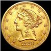 1880 $5 Gold Half Eagle CHOICE AU