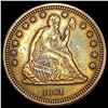 1861 Seated Liberty Quarter CHOICE AU