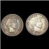 Image 1 : 1898, 1904 Barber Dime Collection [2 Coins] HIGH GRADE