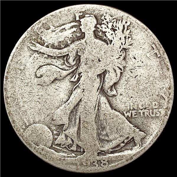 1938-D Walking Liberty Half Dollar NICELY CIRCULATED