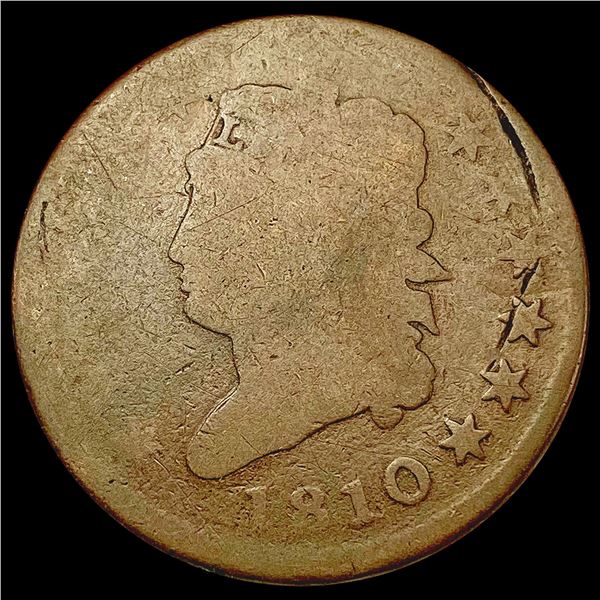 1810 Classic Head Large Cent NICELY CIRCULATED