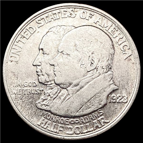 1923-S Monroe Half Dollar LIGHTLY CIRCULATED