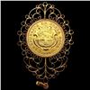 Image 2 : 1899 Costa Rica 20 Colones 0.4502oz in 14k Bezel HIGH GRADE
